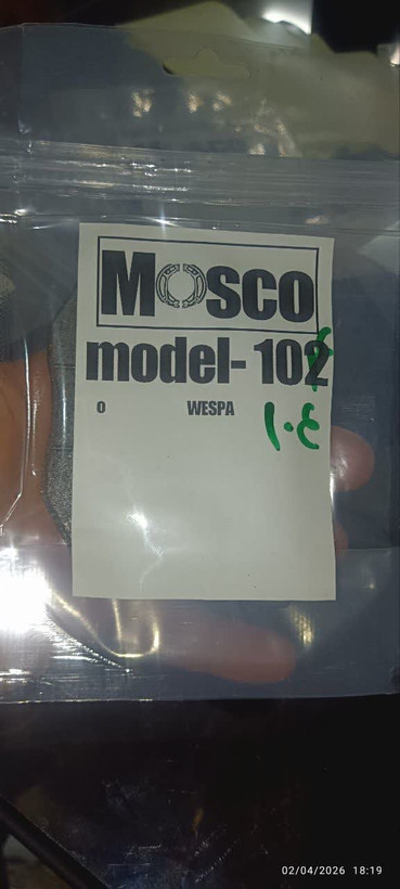 لنت دیسکی موتور سیکلت مدل 104 جلو وسپا شاخ دار